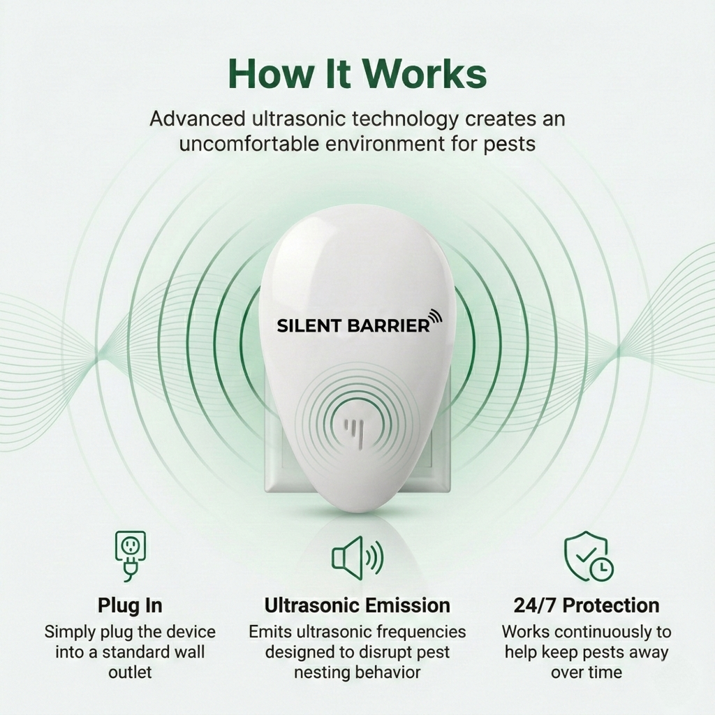 Silent Barrier™ Pest Repeller